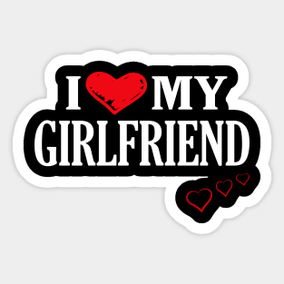 I Love My Girlfriend - Valentine Sticker